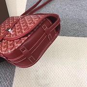 GOYARD BELVEDERA PM BAG RED SIZE 22 CM - 5