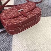 GOYARD BELVEDERA PM BAG RED SIZE 22 CM - 4