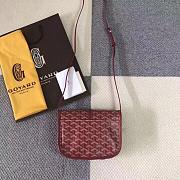 GOYARD BELVEDERA PM BAG RED SIZE 22 CM - 3
