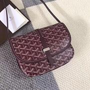GOYARD BELVEDERA PM BAG BORDEAUX SIZE 22 CM - 1