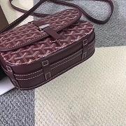 GOYARD BELVEDERA PM BAG BORDEAUX SIZE 22 CM - 5