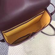 GOYARD BELVEDERA PM BAG BORDEAUX SIZE 22 CM - 4
