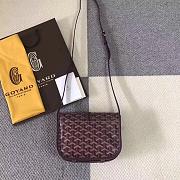 GOYARD BELVEDERA PM BAG BORDEAUX SIZE 22 CM - 3