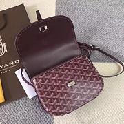 GOYARD BELVEDERA PM BAG BORDEAUX SIZE 22 CM - 2