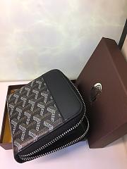 GOYARD ZIPPY SMALL WALLET BLACK SIZE 11 x 10 CM - 6