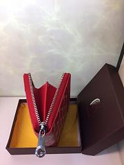 GOYARD ZIPPY SMALL WALLET RED SIZE 11 x 10 CM - 6
