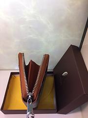 GOYARD ZIPPY SMALL WALLET BLACK/BROWN SIZE 11 x 10 CM - 3