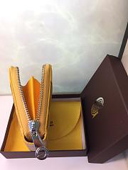 GOYARD ZIPPY SMALL WALLET YELLOW SIZE 11 x 10 CM - 4