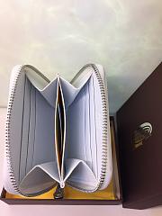 GOYARD ZIPPY SMALL WALLET WHITE SIZE 11 x 10 CM - 5