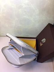 GOYARD ZIPPY SMALL WALLET WHITE SIZE 11 x 10 CM - 3