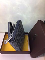 GOYARD ZIPPY SMALL WALLET NAVY BLUE SIZE 11 x 10 CM - 4