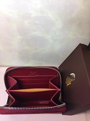 GOYARD ZIPPY SMALL WALLET BORDEAUX SIZE 11 x 10 CM - 3