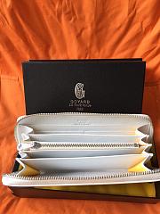 GOYARD ZIPPY LONG WALLET WHITE SIZE 19 CM - 3