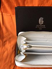GOYARD ZIPPY LONG WALLET WHITE SIZE 19 CM - 4