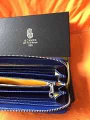 GOYARD ZIPPY LONG WALLET BLUE SIZE 19 CM - 3