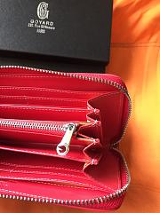 GOYARD ZIPPY LONG WALLET RED SIZE 19 CM - 6