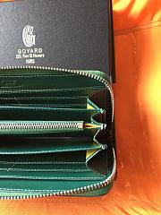 GOYARD ZIPPY LONG WALLET GREEN SIZE 19 CM - 4