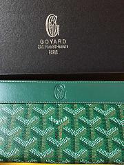 GOYARD ZIPPY LONG WALLET GREEN SIZE 19 CM - 2