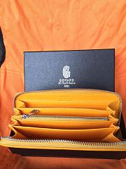 GOYARD ZIPPY LONG WALLET YELLOW SIZE 19 CM - 6