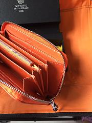 GOYARD ZIPPY LONG WALLET ORANGE SIZE 19 CM - 5