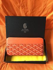 GOYARD ZIPPY LONG WALLET ORANGE SIZE 19 CM - 4