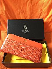 GOYARD ZIPPY LONG WALLET ORANGE SIZE 19 CM - 3