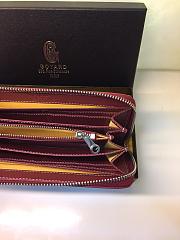 GOYARD ZIPPY LONG WALLET BORDEAUX SIZE 19 CM - 5