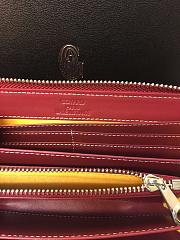 GOYARD ZIPPY LONG WALLET BORDEAUX SIZE 19 CM - 4