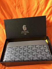 GOYARD ZIPPY LONG GREY SIZE 19 CM - 3