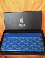 GOYARD ZIPPY LONG AZURE SIZE 19 CM - 1