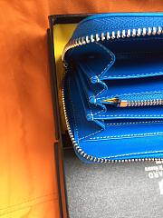 GOYARD ZIPPY LONG AZURE SIZE 19 CM - 5