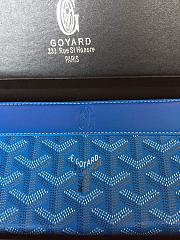 GOYARD ZIPPY LONG AZURE SIZE 19 CM - 3