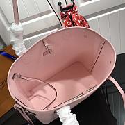 LV NEVERFULL MM M41091 ROSE CLAIRE Tote Bag Epi Leather SIZE 32 CM - 2