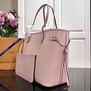 LV NEVERFULL MM M41091 ROSE CLAIRE Tote Bag Epi Leather SIZE 32 CM - 5