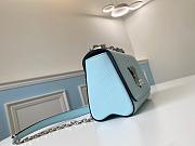 LV TWIST MINI LIGHT BLUE M56117 SIZE 15.5 CM - 6