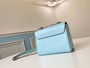 LV TWIST MINI LIGHT BLUE M56117 SIZE 15.5 CM - 5