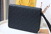 LV S LOCK A4 POUCH BLACK M80560 SIZE 27 CM - 5