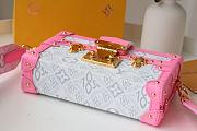 LV PETITE MALLE BOX BAG PINK M40273 SIZE 19 .5 CM - 3