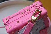 LV PETITE MALLE BOX BAG PINK M40273 SIZE 19 .5 CM - 4