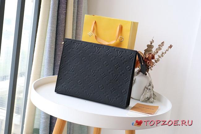 LV POCHETTE VOYAGE MM BLACK M41058 SIZE 26 CM - 1