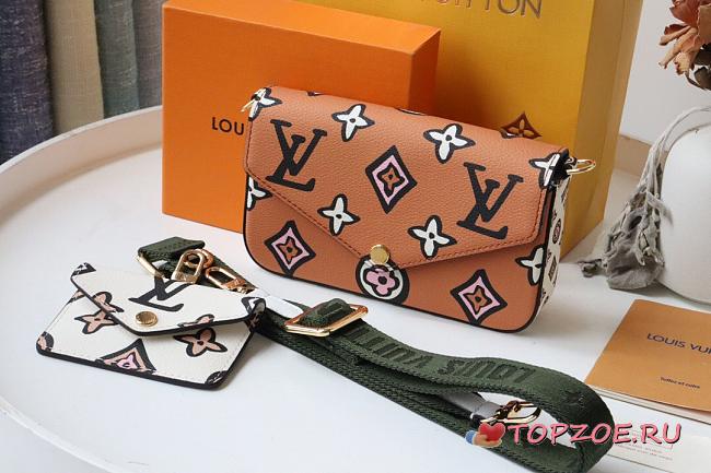 LV FÉLICIE STRAP & GO M80695 17 CM - 1