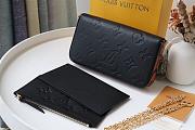 LV POCHETTE FELICIE LEOPARD PRINTED M80697 SIZE 21 CM - 4