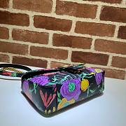 GUCCI GG MARMONT SMALL MATELASSÉ BLACK COLORFUL ‎443497 SIZE 26 CM - 2
