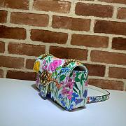 GUCCI GG MARMONT SMALL MATELASSÉ WHITE COLORFUL ‎443497 SIZE 26 CM - 5