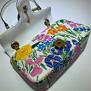 GUCCI GG MARMONT SMALL MATELASSÉ WHITE COLORFUL ‎443497 SIZE 26 CM - 3