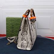 GUCCI DIANA SMALL PYTHON TOTE BAG 660195 SIZE 27 CM - 2
