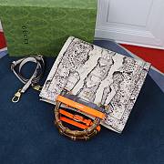 GUCCI DIANA SMALL PYTHON TOTE BAG 660195 SIZE 27 CM - 5