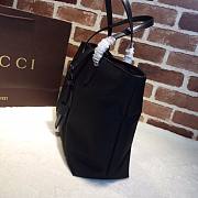 GUCCI BLACK TECHNO CANVAS TOTE BAG 337070 SIZE 37 CM - 6