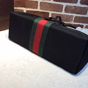 GUCCI BLACK TECHNO CANVAS TOTE BAG 337070 SIZE 37 CM - 5