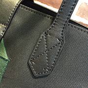 GUCCI BLACK TECHNO CANVAS TOTE BAG 337070 SIZE 37 CM - 2